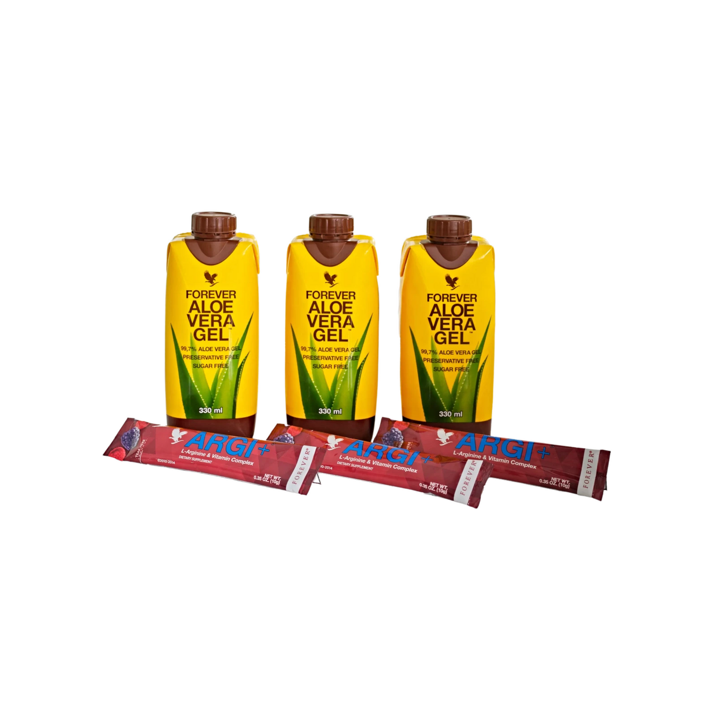 Aloe Vera Gel 330 ml x 3 + 3 ARGI +